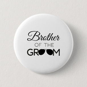 Bruder der Groom-Hochzeitspartei-Ehe Button