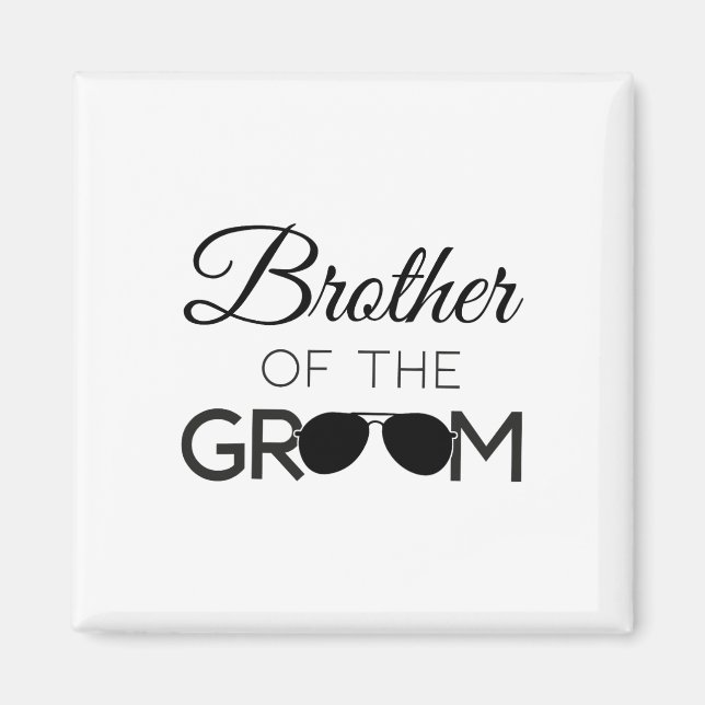 Bruder der Groom-Hochzeitspartei-Ehe Magnet (Vorne)