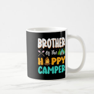 Bruder der Happy Camper Familie Camping Geburtstag Kaffeetasse