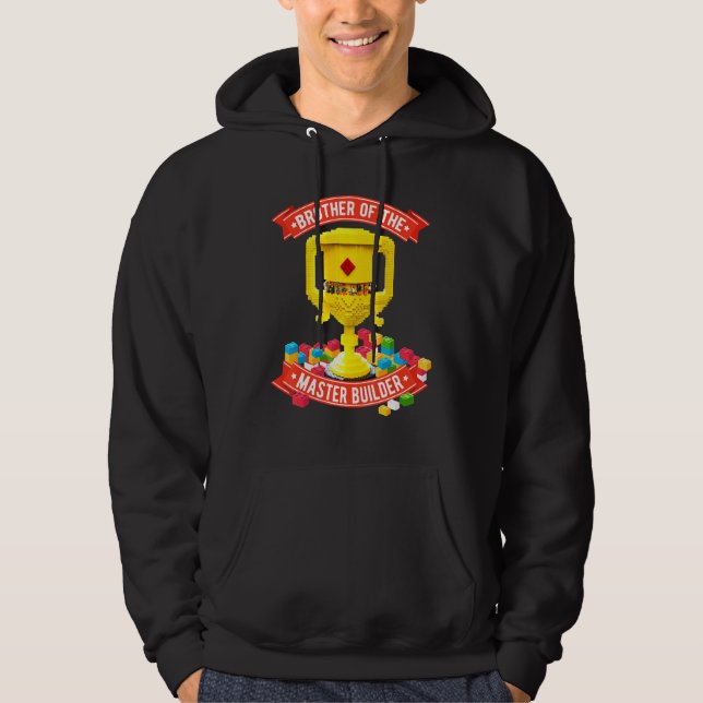 Bruder der Master Builder Gebäude Block Famile Hoodie (Vorderseite)