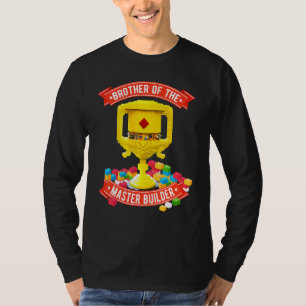 Bruder der Master Builder Gebäude Block Famile T-Shirt