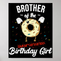Bruder der Quarantäne Geburtstagskind Funny Donut