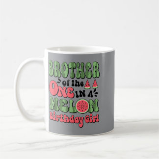 Bruder der süßen Wassermelone zum 1. Geburtstag Kaffeetasse