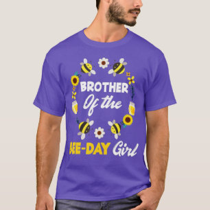 Bruder des BeeDay Girl Funny Bee hegte Matchin T-Shirt