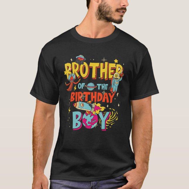 Bruder des Boy Astronaut Boy Space Bd T-Shirt (Vorderseite)