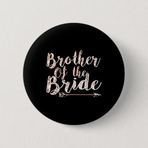 Bruder des Brautgartens Hochzeitsbachelor Party Button