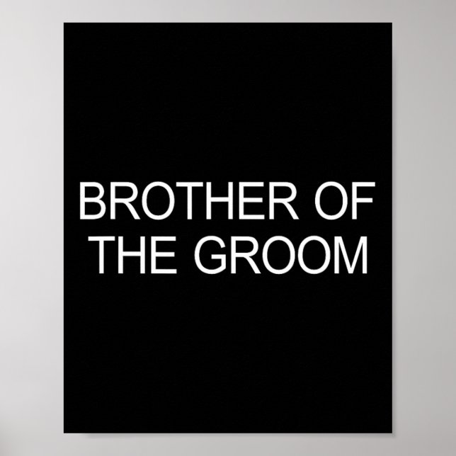 Bruder des Bräutigams - 1 Poster (Vorne)
