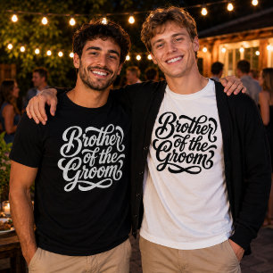 Bruder des Bräutigams Hochzeitsfeier T-Shirt