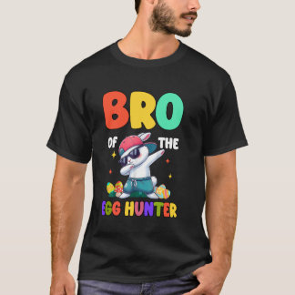 Bruder des Ei-Jägers Dabbing-Hase Ostern Geburtsta T-Shirt