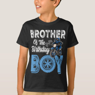 Bruder des Geburtstags-Boy Dirt Bike B-Day-Motocr T-Shirt