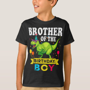 Bruder des Geburtstags Boy T-Rex RAWR Dinosaurier T-Shirt