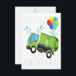 Bruder des Geburtstags-Jungs-Müllwagengeschenk RSVP Karte<br><div class="desc">Bruder des Geburtstags-Jungs-Müllwagengeschenk</div>