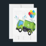 Bruder des Geburtstags-Jungs-Müllwagengeschenk RSVP Karte<br><div class="desc">Bruder des Geburtstags-Jungs-Müllwagengeschenk</div>