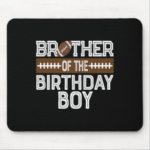Bruder des Geburtstagsfußballs 1. Geburtstag Mousepad