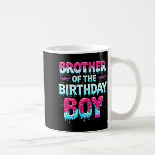 Bruder des Geburtstagsjungen Eiscreme Baseball Fam Kaffeetasse