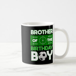 Bruder des Geburtstagsjungen Fußball B-Day Matchin Kaffeetasse