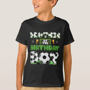 Bruder des Geburtstagsjungen Fußballgruppe Familie T-Shirt