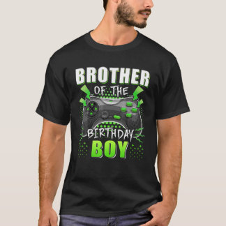 Bruder des Geburtstagsjungen Matching Video Game B T-Shirt