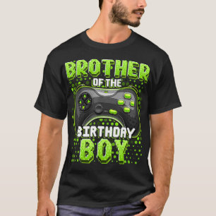 Bruder des Geburtstagsjungen Matching Video Game B T-Shirt