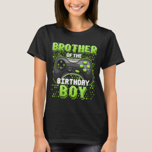 Bruder des Geburtstagsjungen Matching Video Game B T-Shirt
