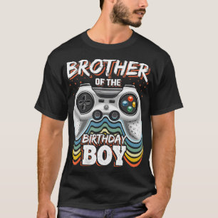 Bruder des Geburtstagsjungen Matching Video Game B T-Shirt