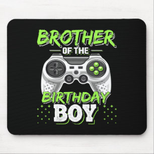 Bruder des Geburtstagsjungen passendes Videospiel Mousepad