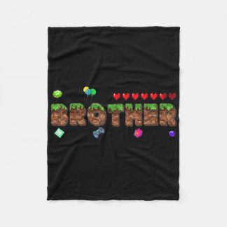 Bruder des Geburtstagsjungen Pixel-Spiel Matching  Fleecedecke