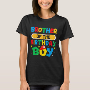 Bruder des Geburtstagsjungen Spiel Video Gaming Ma T-Shirt