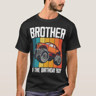 Bruder des Geburtstagskameraden Monster Truck T-Shirt