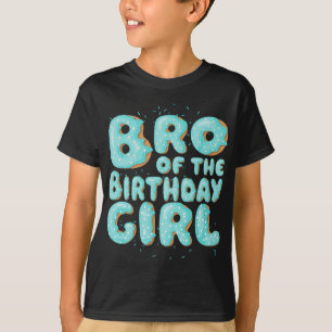 Bruder des Geburtstagskind Donut Familie Matching T-Shirt