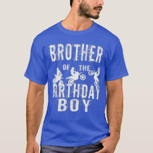 Bruder des Geburtstagskinder Dirt Bike Bday Party T-Shirt