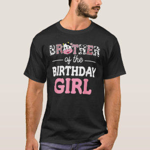Bruder des Geburtstagskindes Farm Kuh Daddy Papa 1 T-Shirt