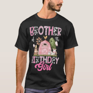 Bruder des Geburtstagskindes Farmkuh Rosa 1. Gebur T-Shirt