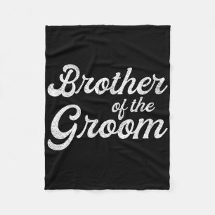 Bruder des Groom Shirts für Männer Junge Kind1 Fleecedecke