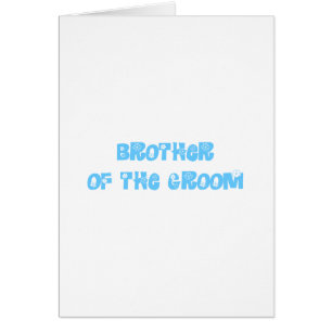 Bruder des Grooms