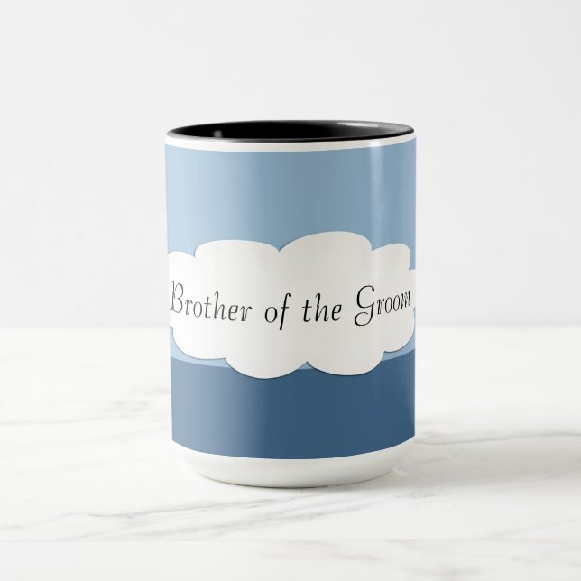 Bruder des Grooms | Hochzeit Tasse (Zentrum)