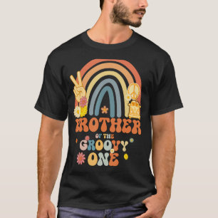 Bruder des Groovy One Rainbow Boho Birthday Pa T-Shirt