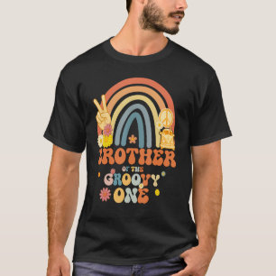 Bruder des Groovy One Rainbow Boho Birthday Pa T-Shirt