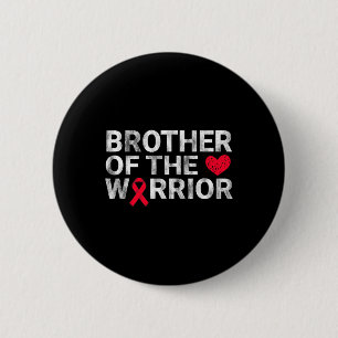 Bruder des Herzens Krieger Herzkrankheit Bewusstse Button