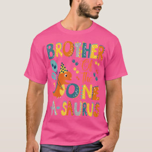 Bruder des One-A-Saurus 1St Geburtstag Dinosaurier T-Shirt