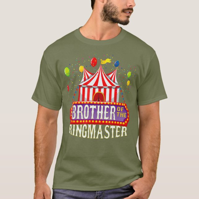 Bruder des Ringmaster-Kinderzirkus T-Shirt (Vorderseite)