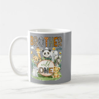 Bruder des Wilden 1. Geburtstagsjunge Safari Kaffeetasse