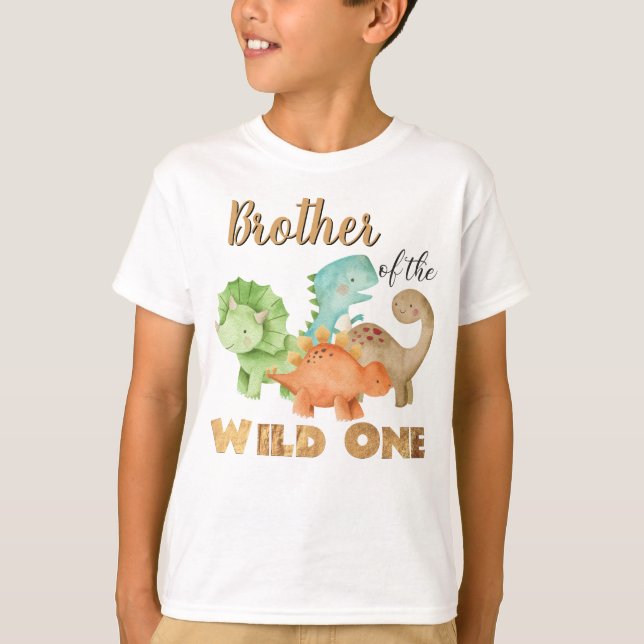 Bruder des wilden One Dinosaurier-T - Shirt (Vorderseite)