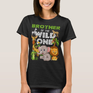 Bruder des Wilden Zoo Birthday Safari Jungle T-Shirt