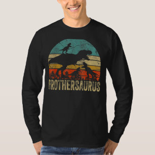 Bruder Dinosaur Brothersaurus 3 Zwei Kinder Christ T-Shirt