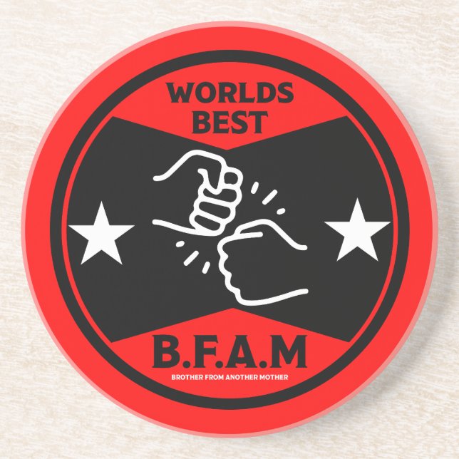 Bruder einer anderen Mutter Getränkeuntersetzer (Vorne)