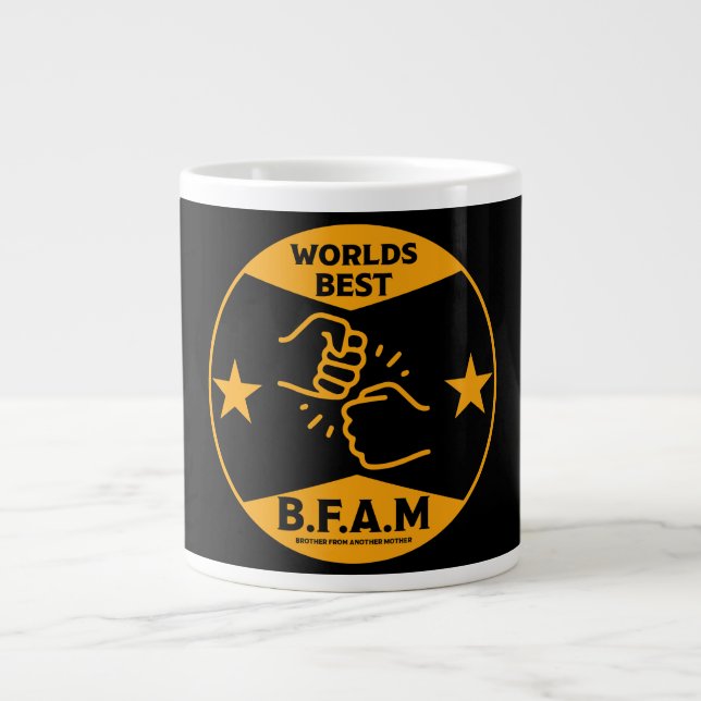 Bruder einer anderen Mutter Jumbo-Tasse (Vorderseite)