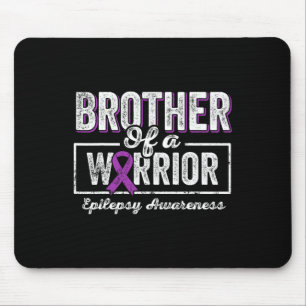 Bruder einer Epilepsie des Kriegers, Bruder Lila R Mousepad