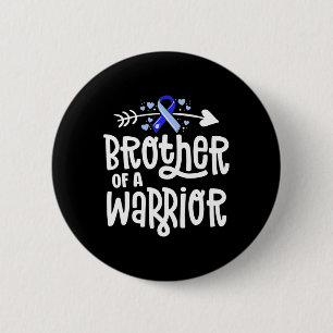 Bruder einer Warrior Hydrocephalus Awareness Famil Button