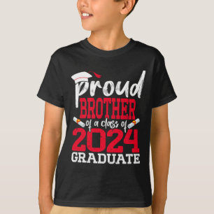 Bruder eines Cl von 2024 Hochschulabsolventen Seni T-Shirt